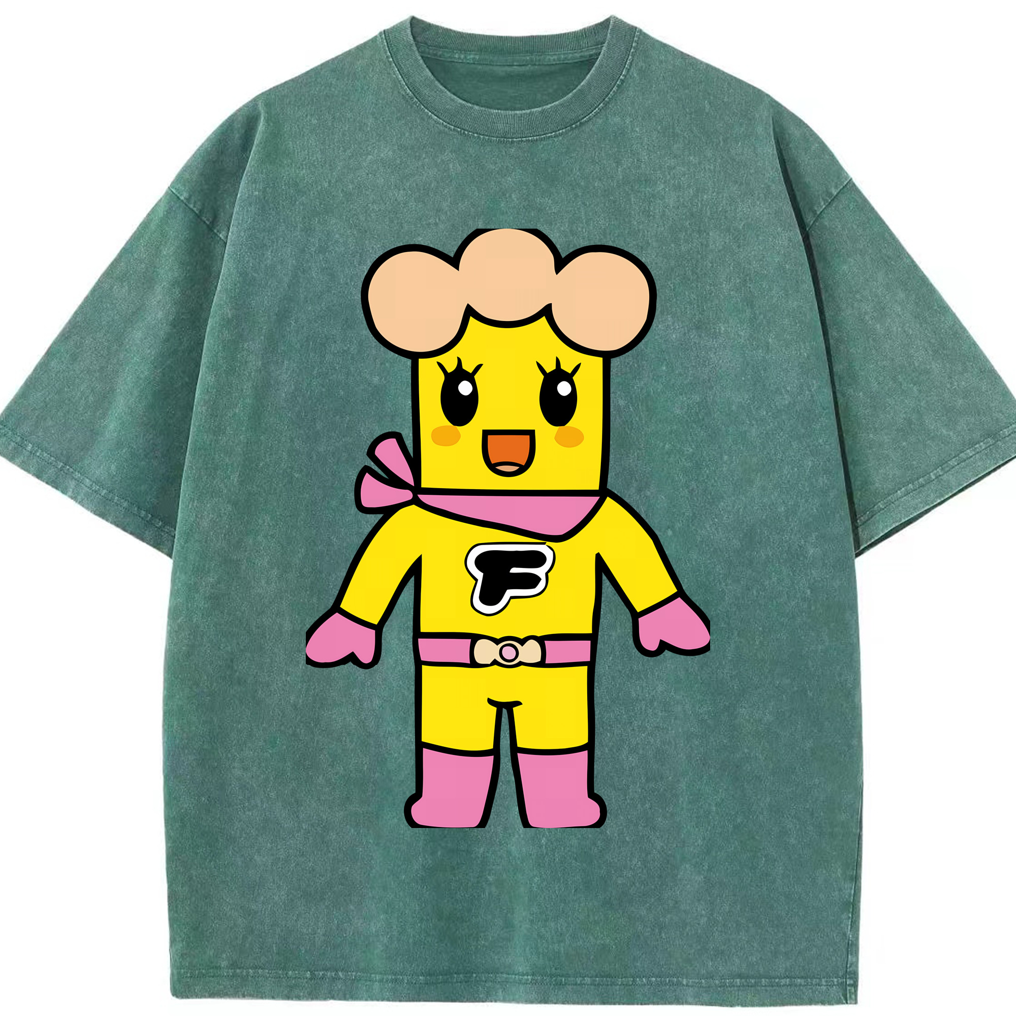 （画像用） アンパンマン Anpanman 綿100% ヴィンテージ風 半袖Tシャツ（フロントプリント）